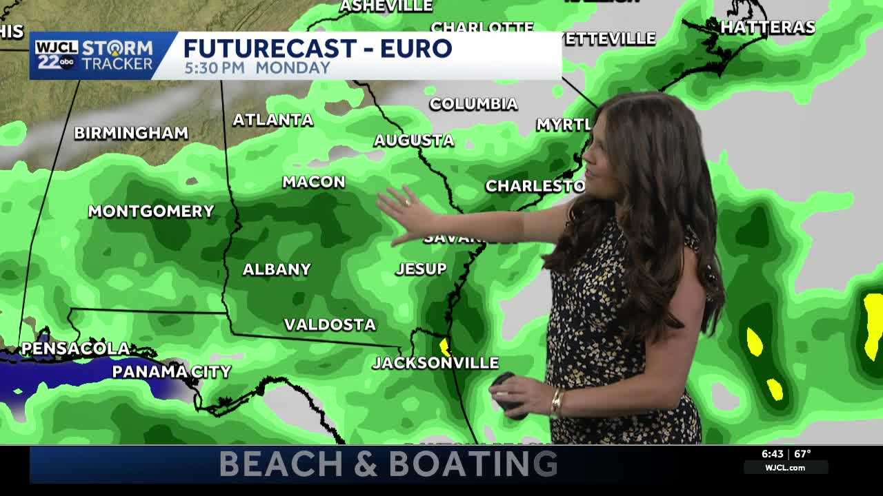 Comfortable temperatures for Mother's Day with some showers on the way