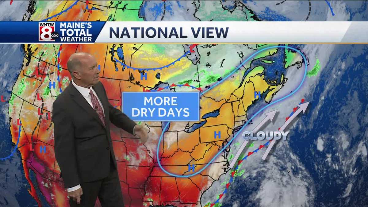 A few coastal clouds otherwise dry days ahead - WMTW