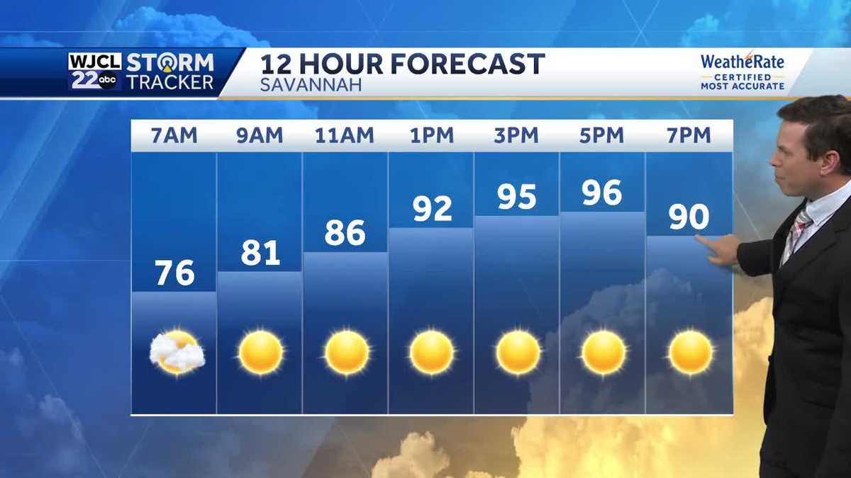 Summer heat and humidity in the forecast through the weekend - WJCL