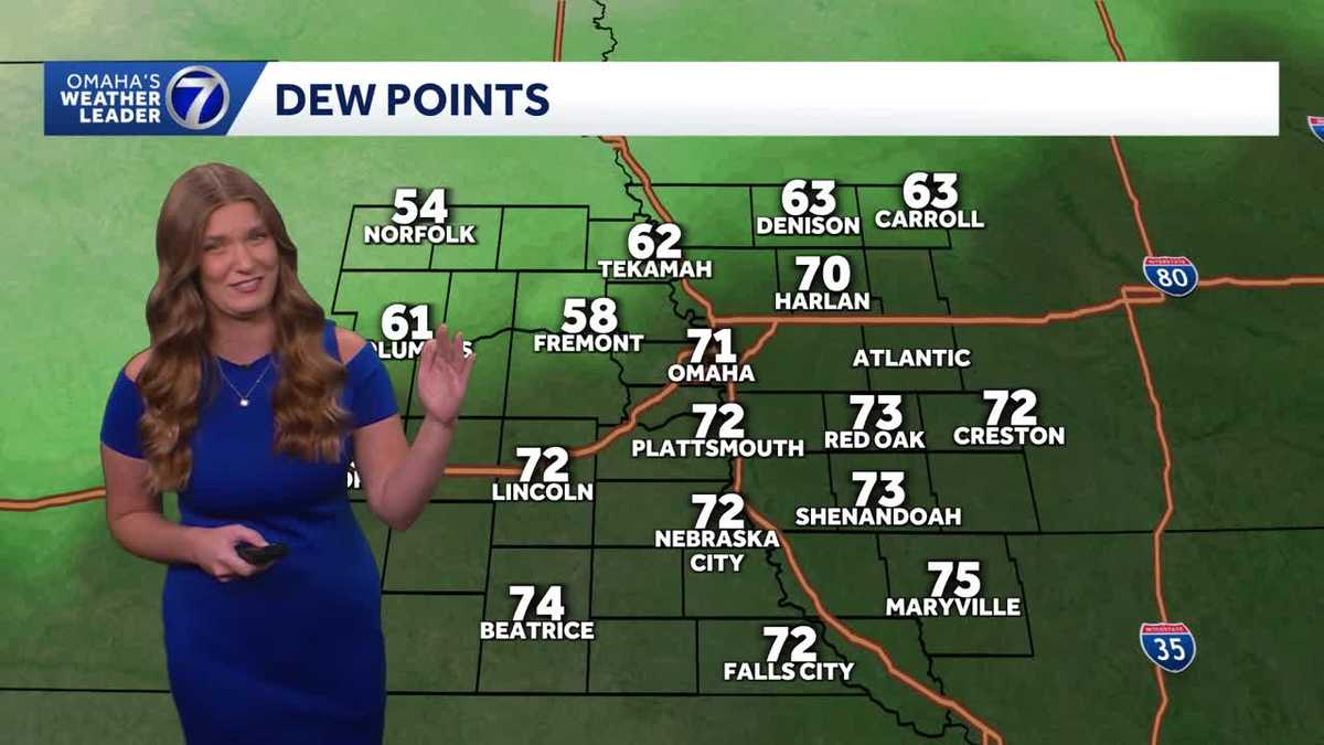 A drier afternoon ahead for the Omaha area