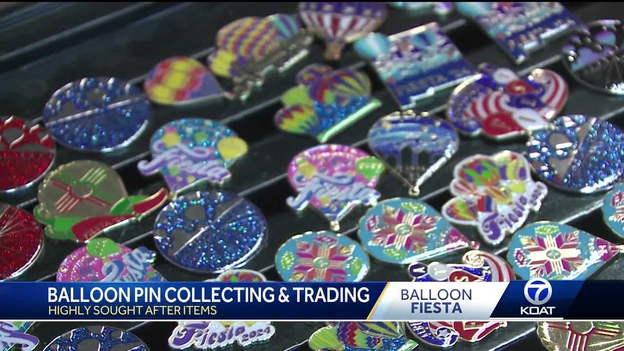 Balloon pins are another popular highlight of Balloon Fiesta
