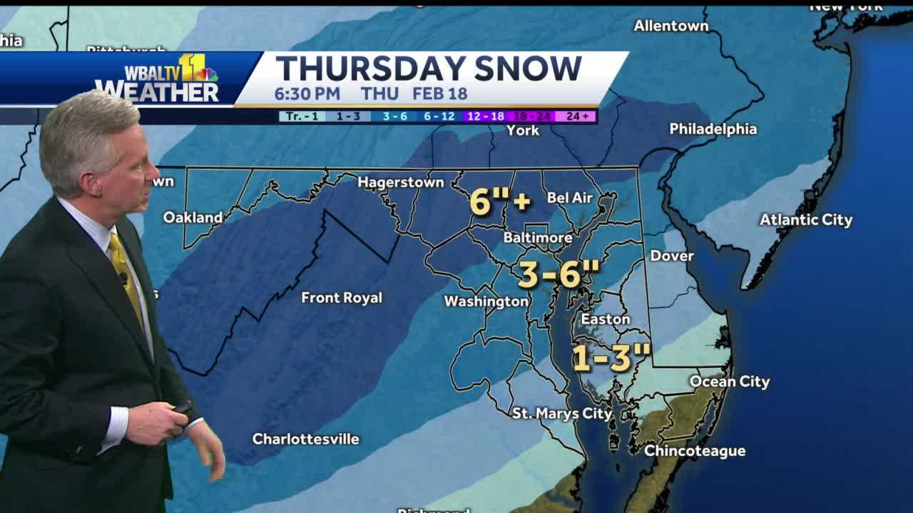 Snow To Wintry Mix Thursday