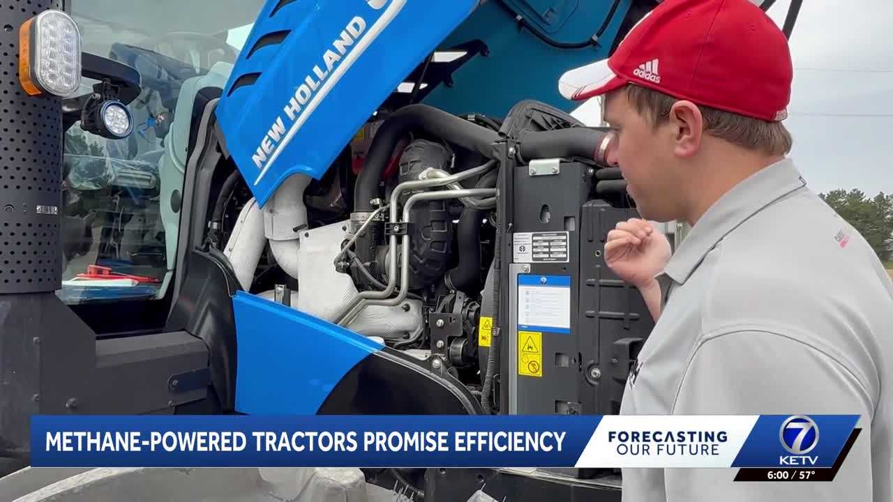 UNL debuts donated all-methane tractors, promising cheaper, more sustainable farming
