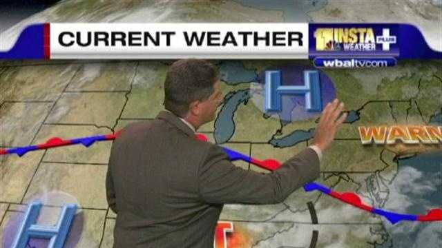 Tony's Monday A.M. weather forecast