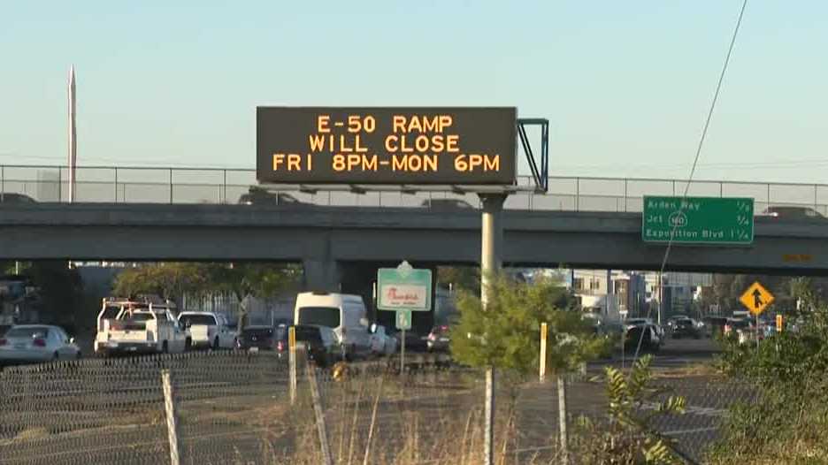 Sacramento drivers face 70-hour closure on Business 80 connector to Highway 50 this weekend