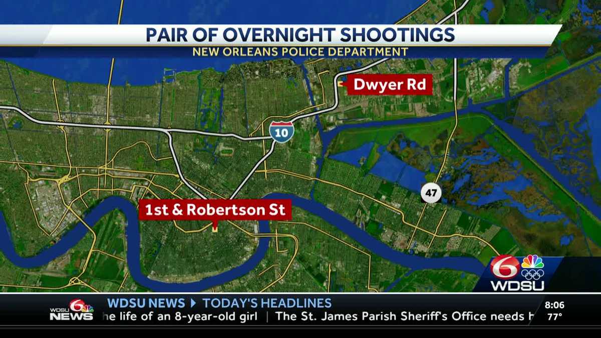 New Orleans police investigating two separate early Sunday morning ...