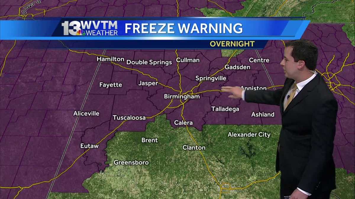 Freeze Warning in effect for tonight