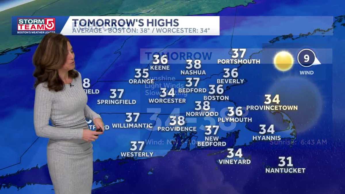 Video: More seasonable temps into holiday weekend