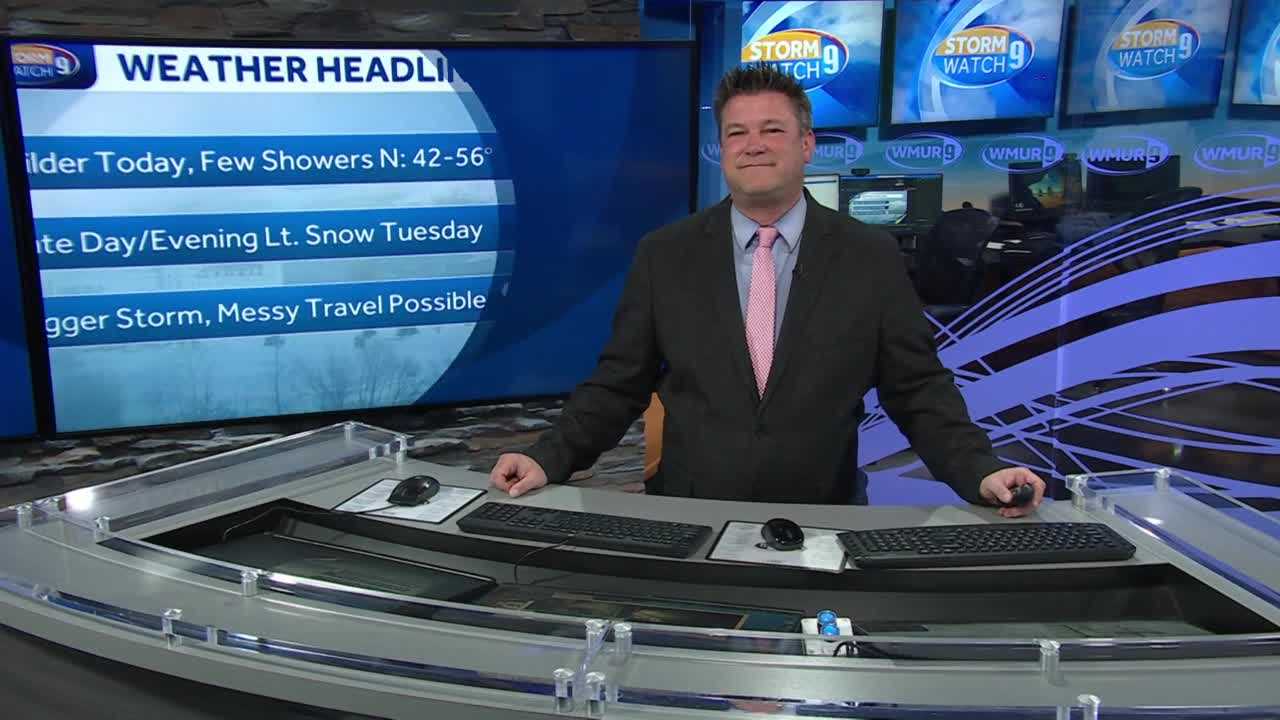 NH Forecast Video: Mild Monday Before Storm Passes Through NH