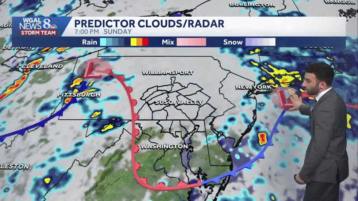 Showers through tonight; rain chances trend lower Sunday, still cool