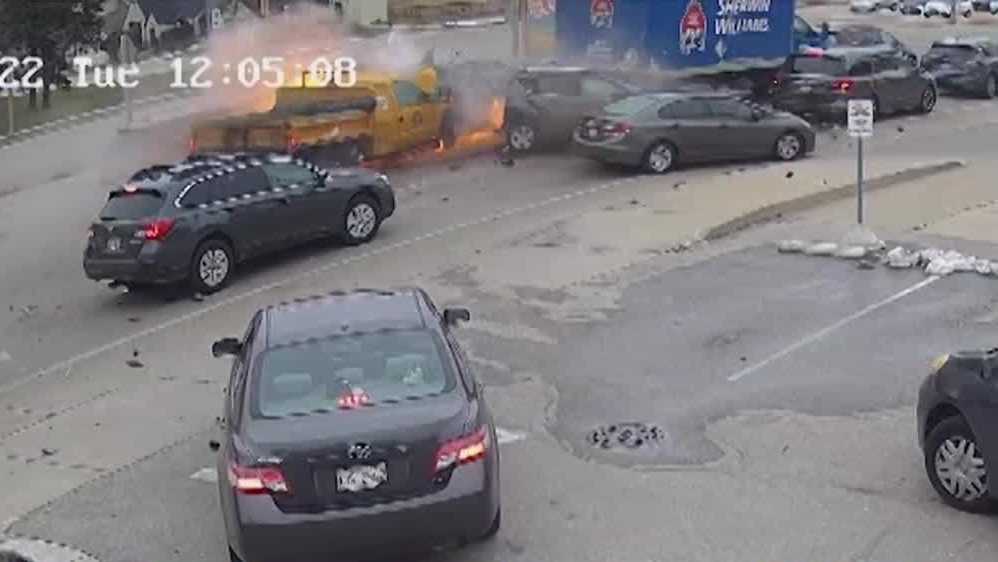 New video shows crash that killed DPW truck driver, two others