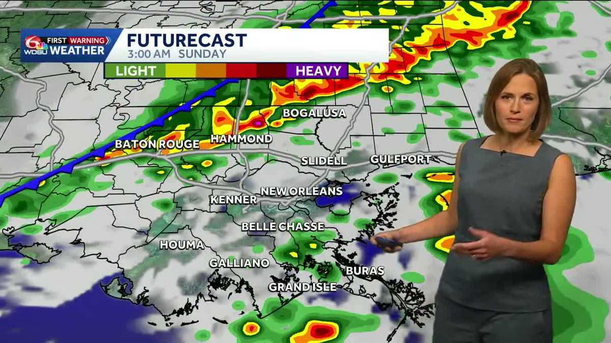 Severe weather possible overnight Saturday