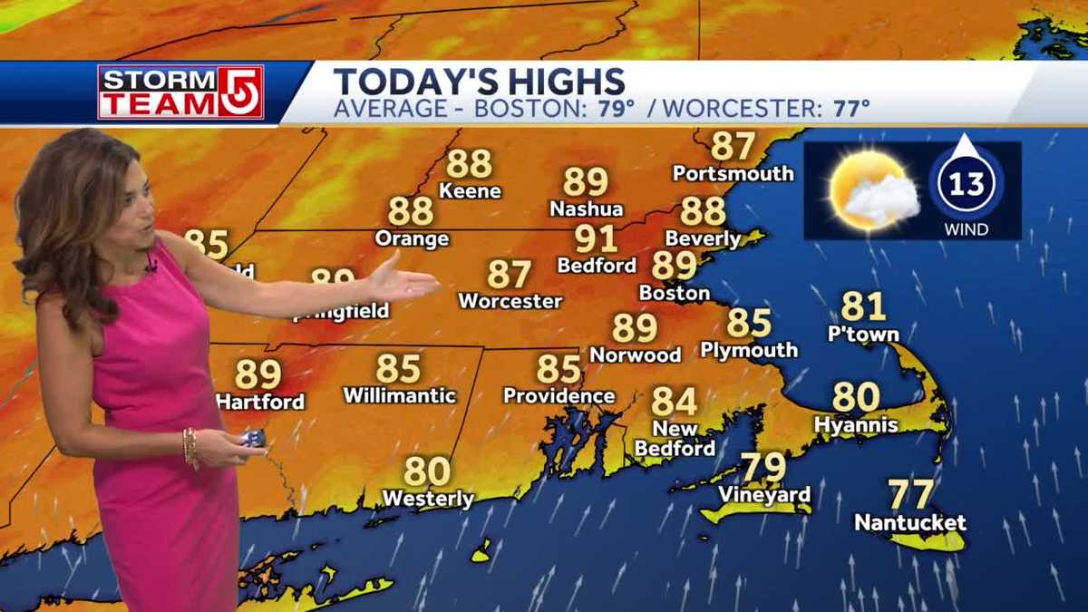 Video: Hot, humid start to the week