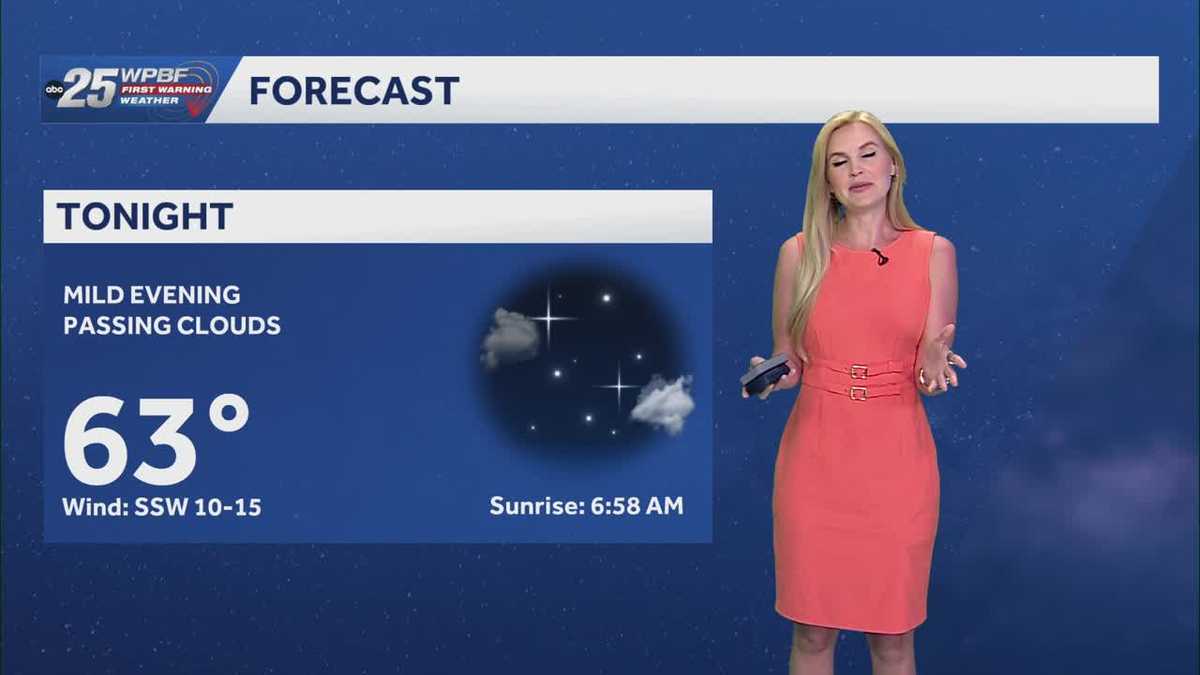 Unseasonably warm weather before our next cold front