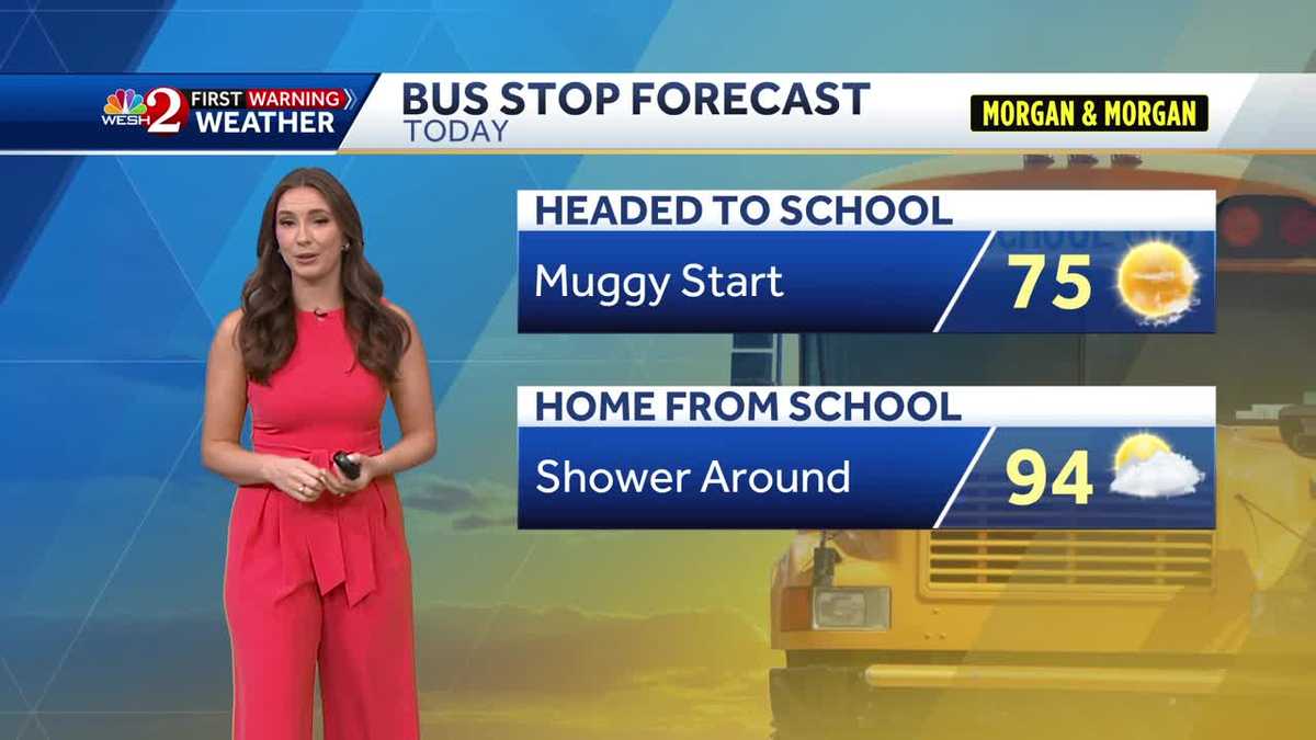 Muggy, warm morning followed by afternoon storm chances in Central Florida