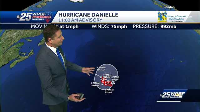 Hurricane Danielle and Weekend Rain - Vimarsana News