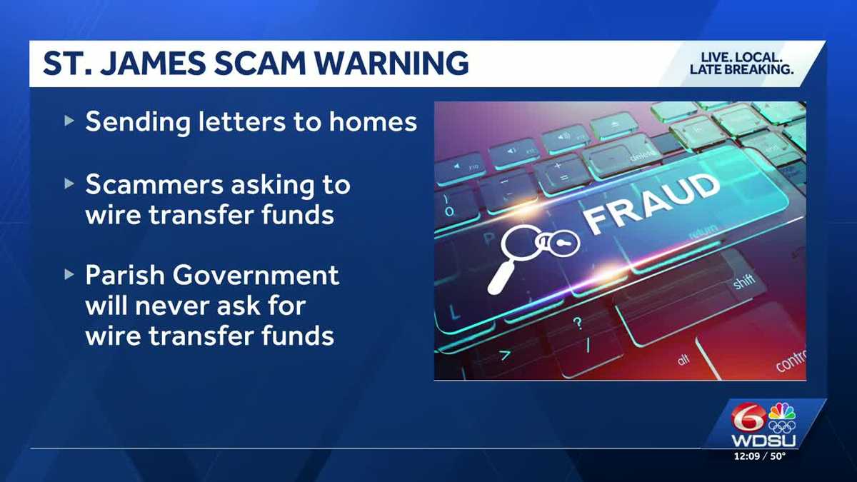 St. James government warning residents of scam