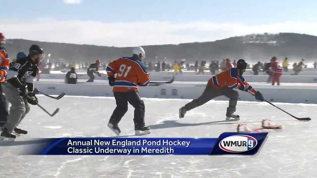 Annual pond hockey tournament underway