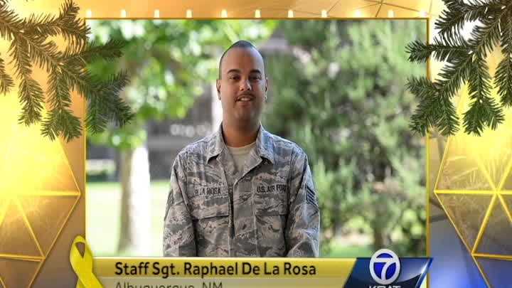 Military Greetings: Staff Sgt. Raphael De La Rosa