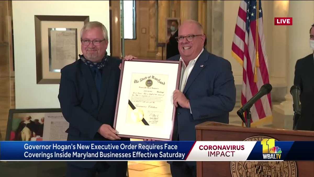 Maryland governor honors ASL interpreter Jimmy Beldon