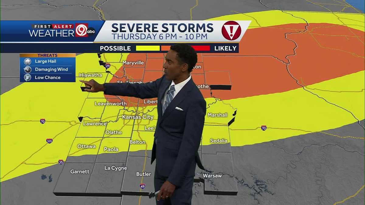 Extreme heat, severe storms both possible in Kansas City tomorrow
