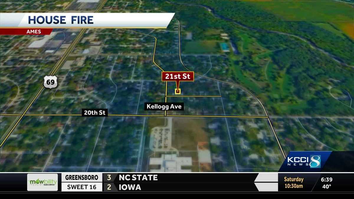 2 escape house fire in Ames
