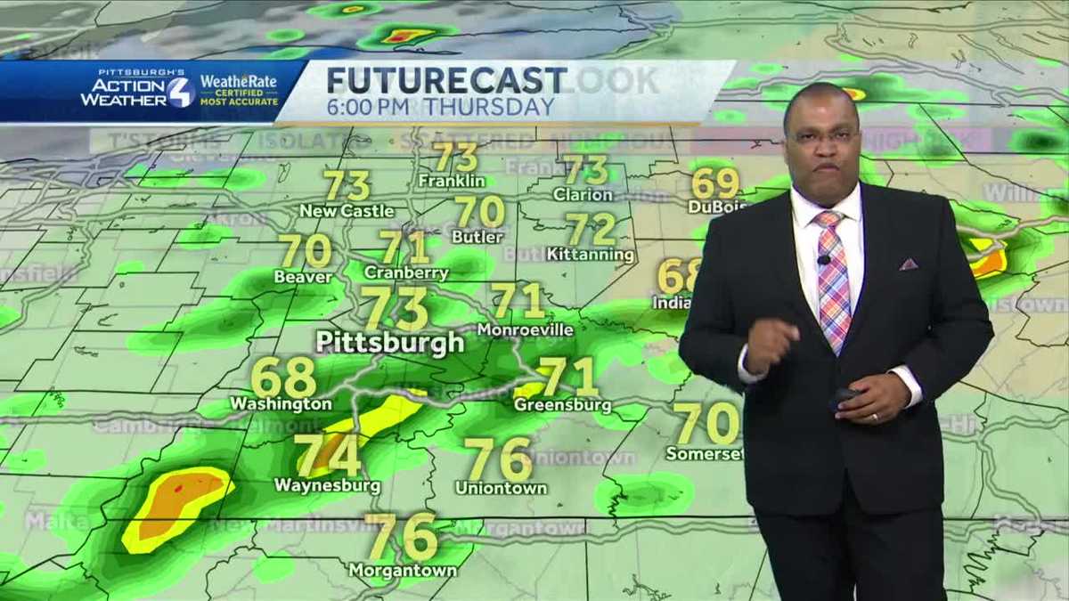 Pittsburgh weather: Hot and humid again with a pop-up afternoon storm