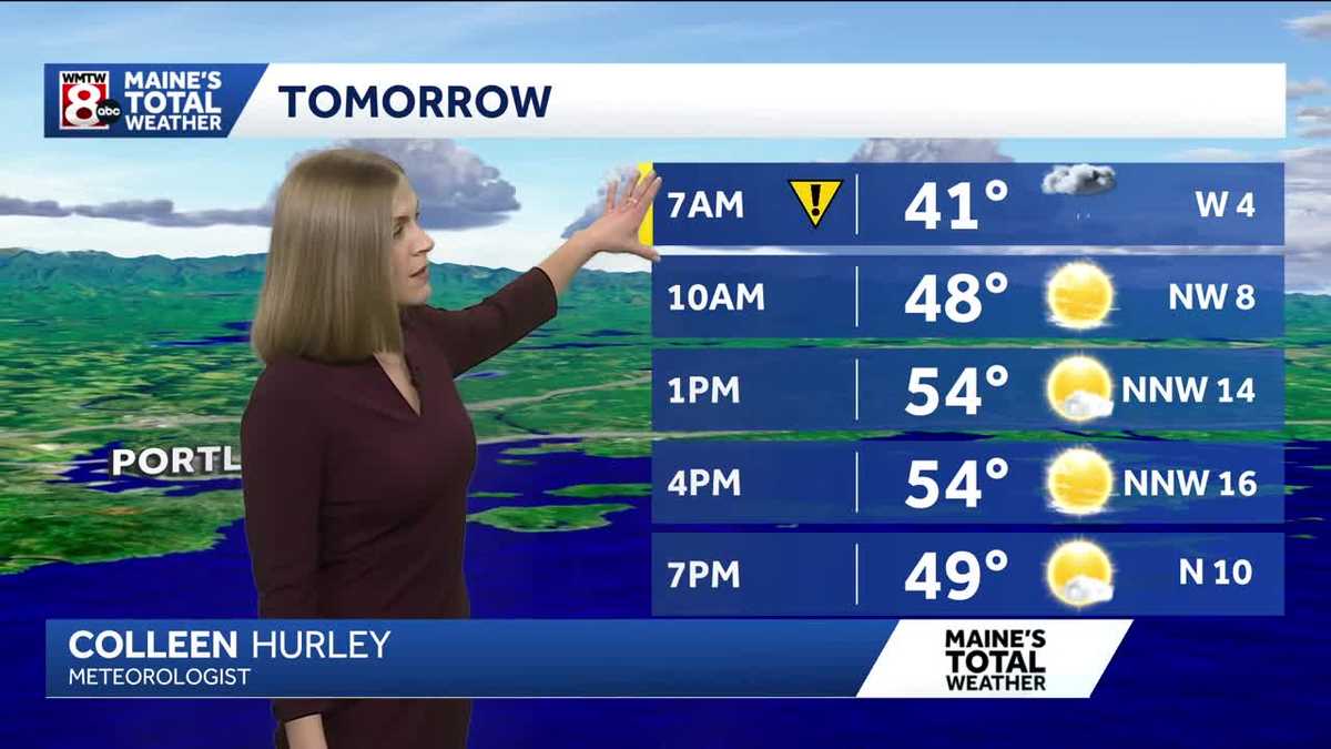Sunshine returns Thursday with milder temps