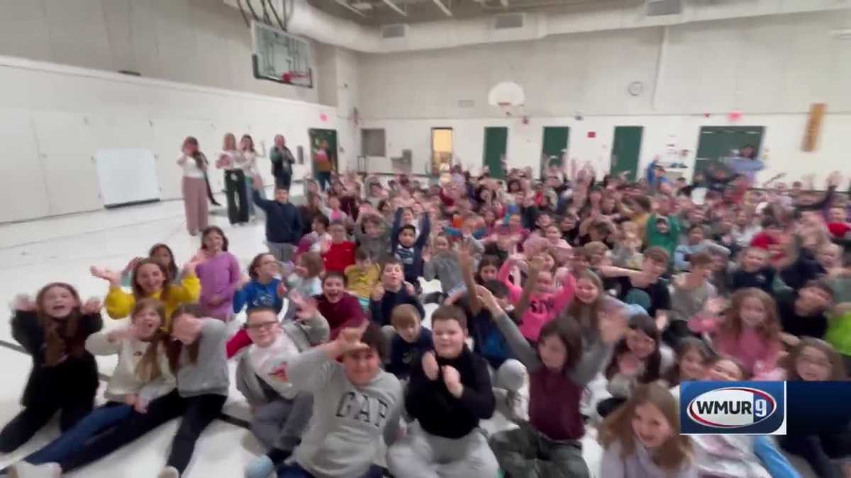 WMUR's Kevin Skarupa visits Golden Brook School in Windham