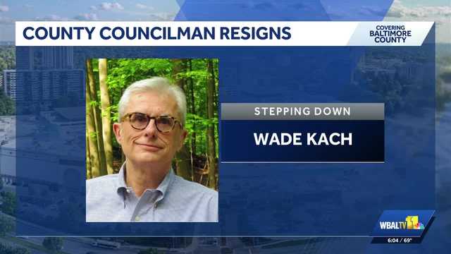 Baltimore County Councilman Wade Kach resigns, citing health reasons