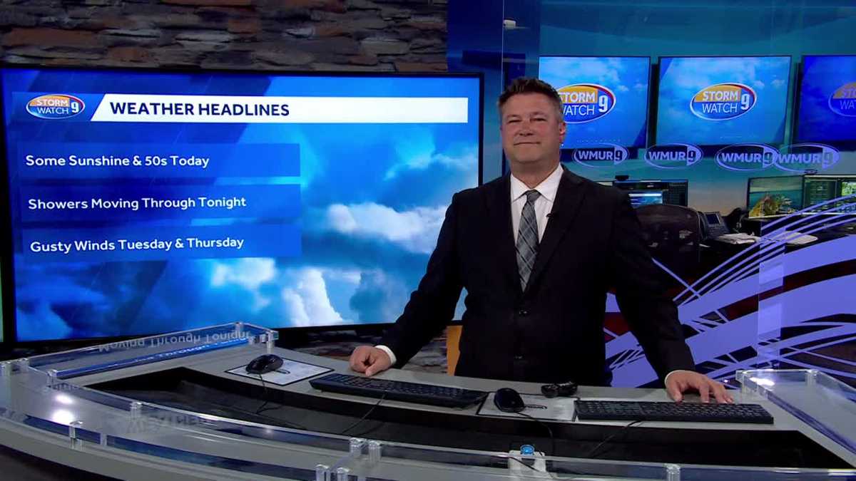 Video: Showers move through after some sunshine in New Hampshire