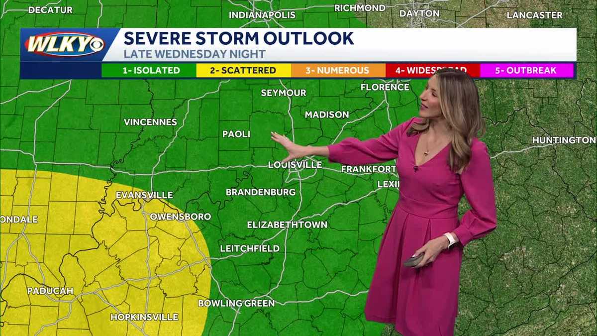 Impact weather late Wednesday Night