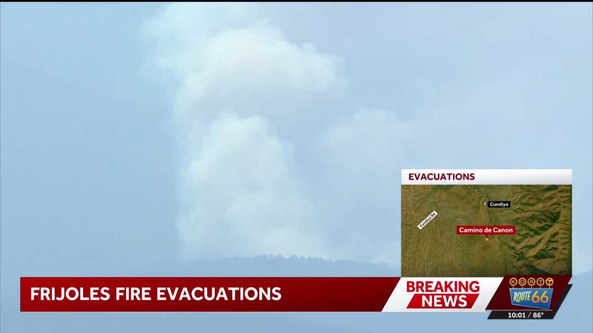 Mandatory evacuations ordered for the Frijoles Fire