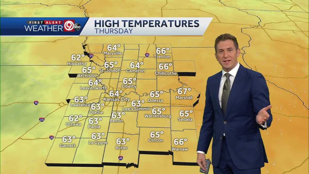 Cooler temperatures continue to spill into the KC-area