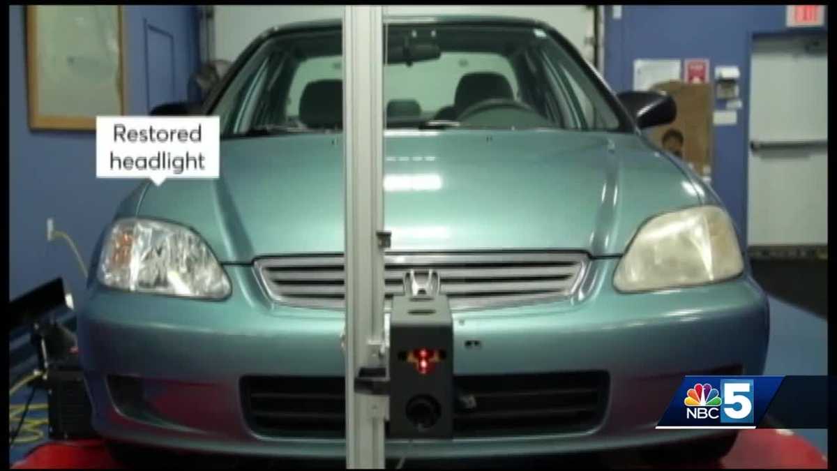 Make dimming headlights clear again