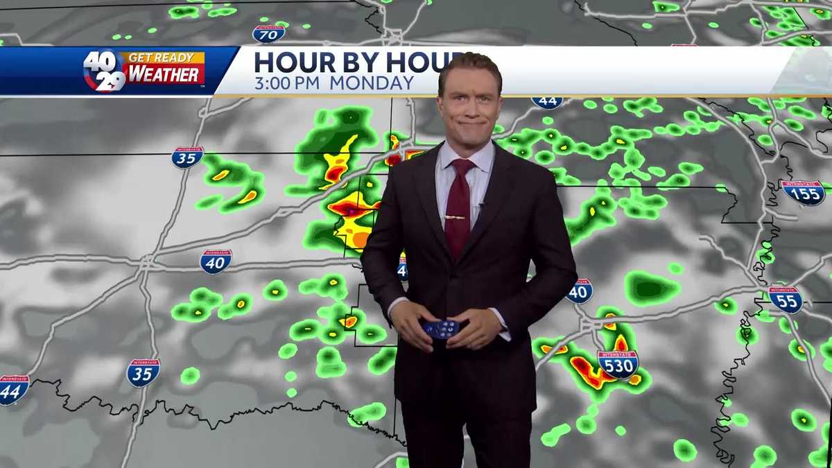 Isolated showers & storms this afternoon