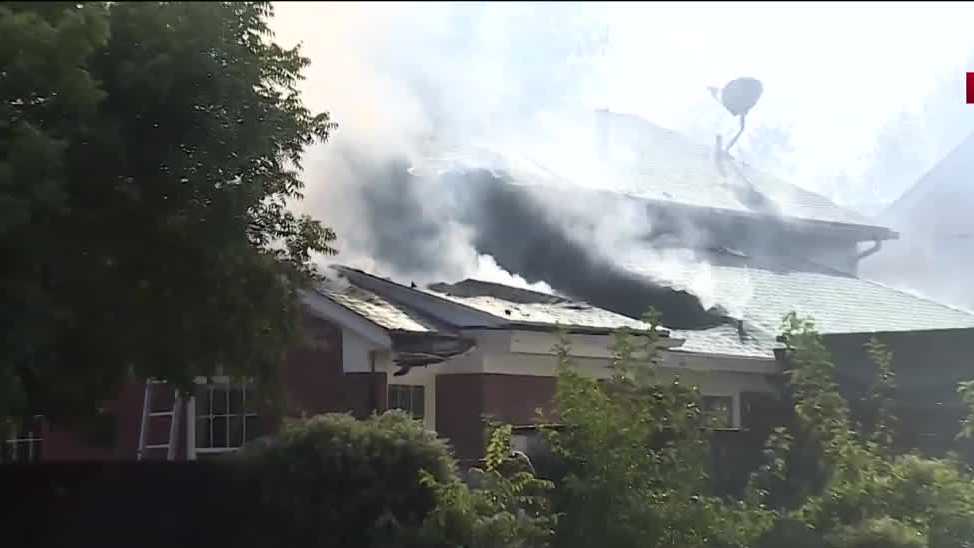 Crews respond to house fire in northwest Oklahoma City - KOCO