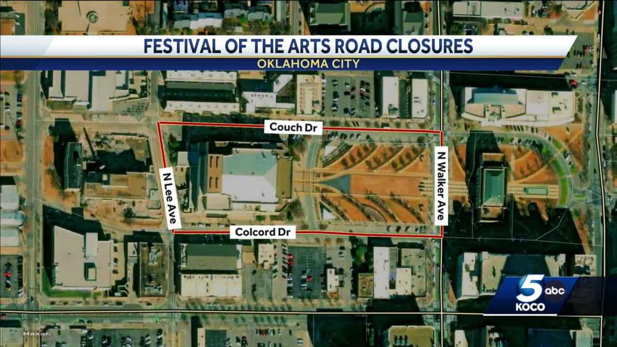 Road closures in OKC to start for Festival of the Arts