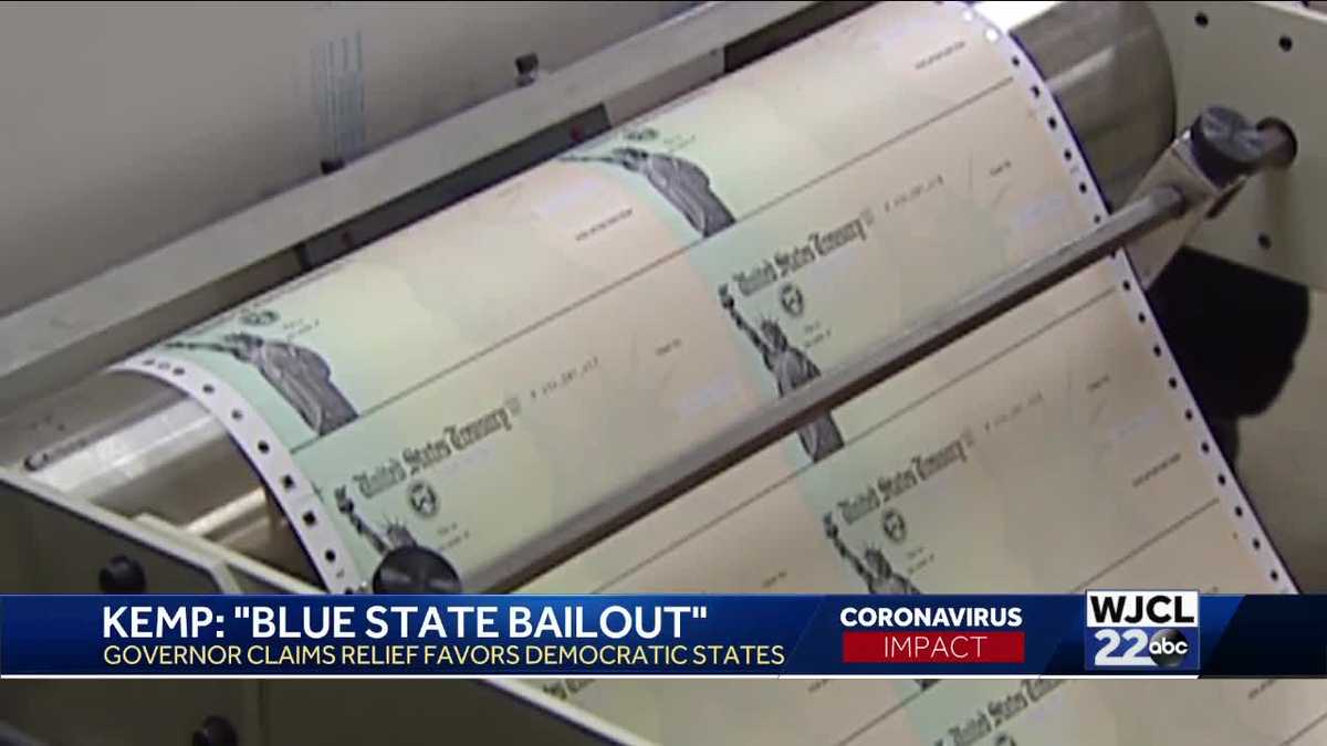 Sen. Ossoff responds to Gov. Kemp's 'Blue State Bailout' claims