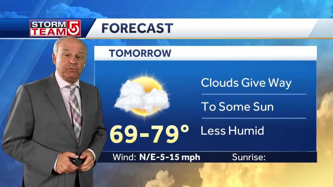 Video: Cooler, Less Humid Days Ahead; Hot, Humid Weekend