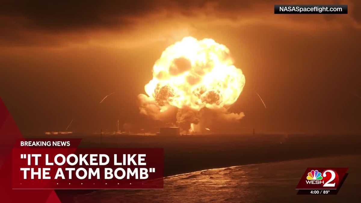'Looked like the atom bomb': Dozens call 911 after rocket explosion rocks Space Coast