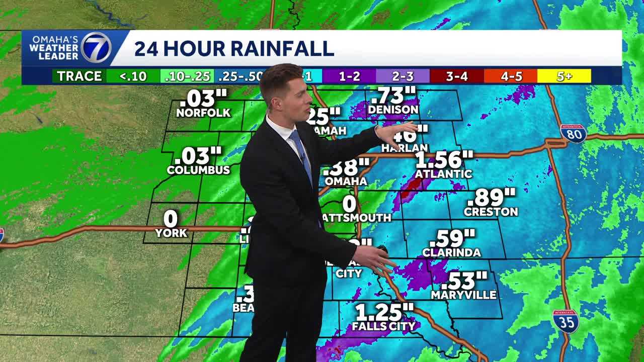 Quiet Thursday night, showers and storms back this weekend