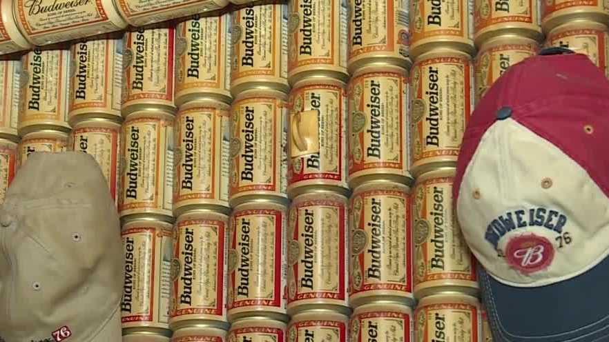 For Sale Condo With Walls Lined With Budweiser Beer Cans