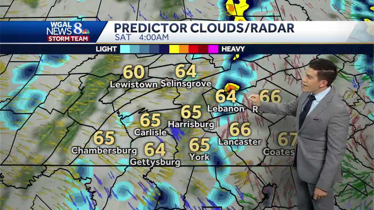 Next cold front brings shower and storm chances, big cool-down