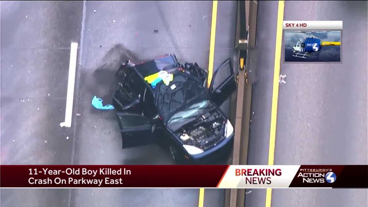 11yearold boy dies in twovehicle crash on Parkway East