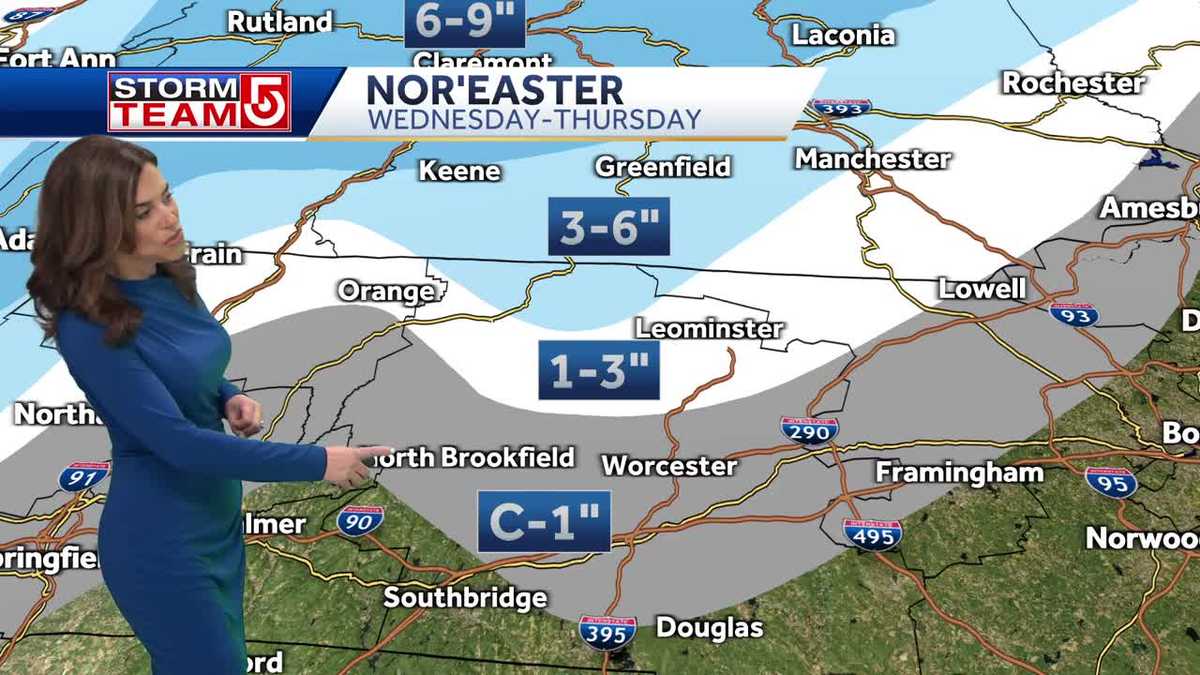 Video: Approaching Nor'easter to bring heavy rain, snow - WCVB