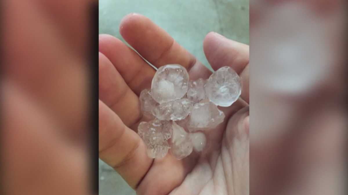 Severe storms bring hail to some parts of Central Florida