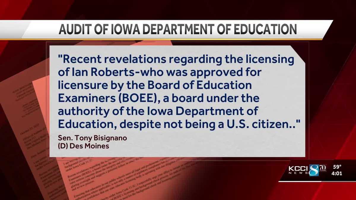 Audit launched into Iowa education licensing after superintendent ...