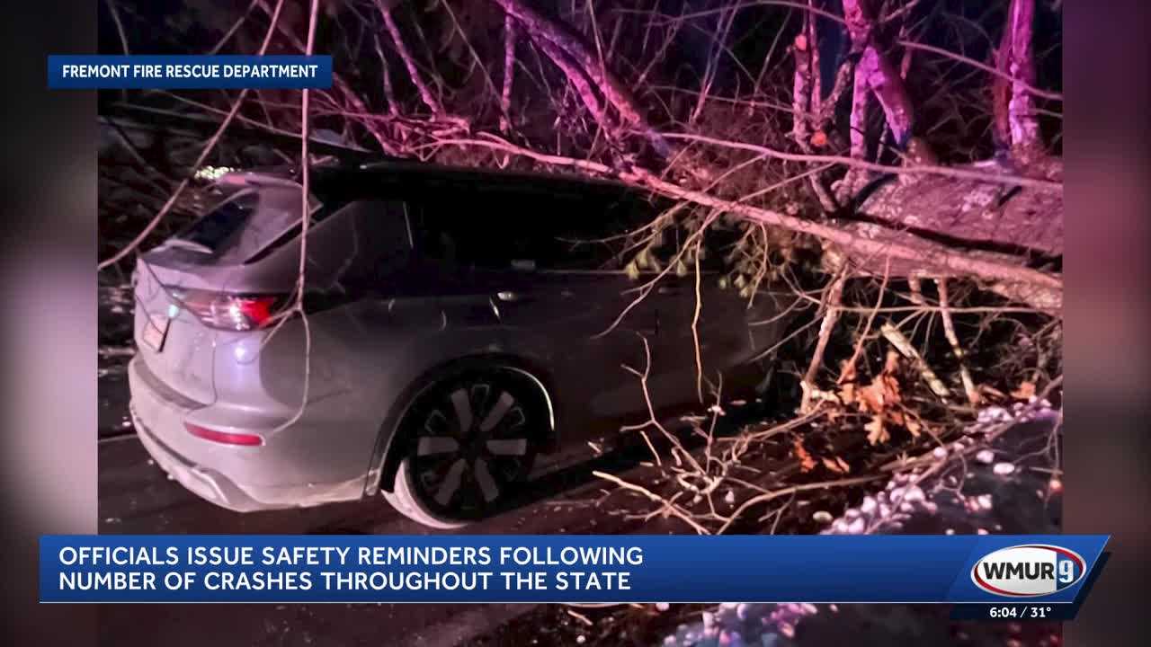 NH officials issue safety reminders following multiple crashes across four days