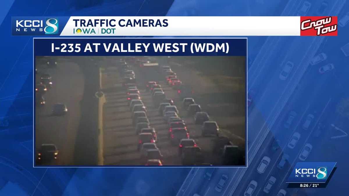 Iowa traffic: Crash on I-235 leads to long delays Wednesday morning
